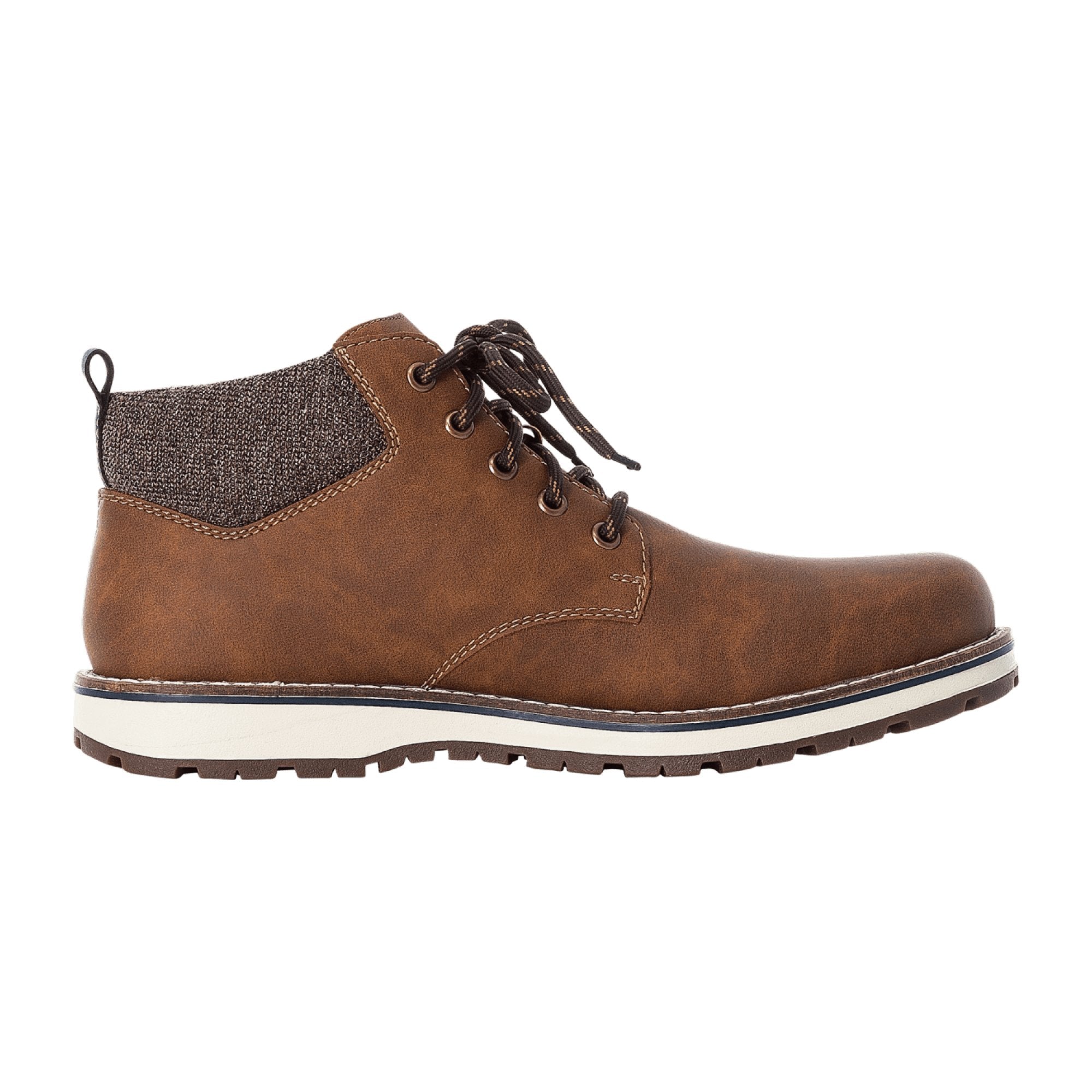 Rieker Men's Brown Boots with Wool Lining and Rieker Tex Waterproof Membrane