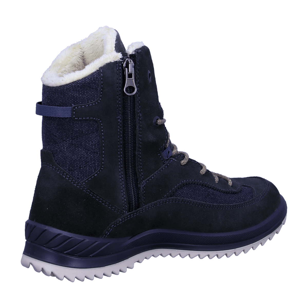 LOWA ELLA GTX Kids Waterproof Hiking Shoes Grey Textile Leather