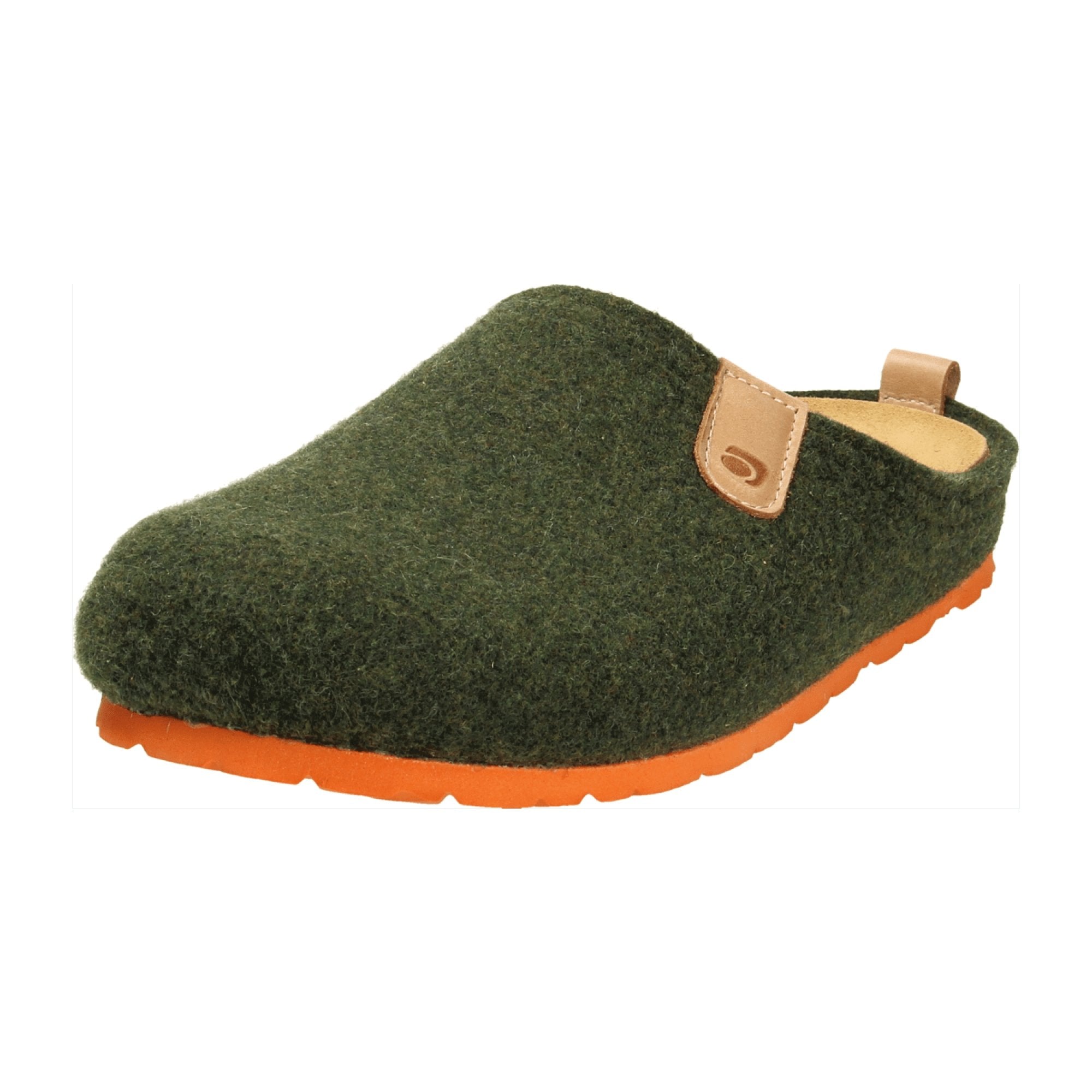 Rohde Green Men's Slippers with Removable Cork Insole for Fall/Winter