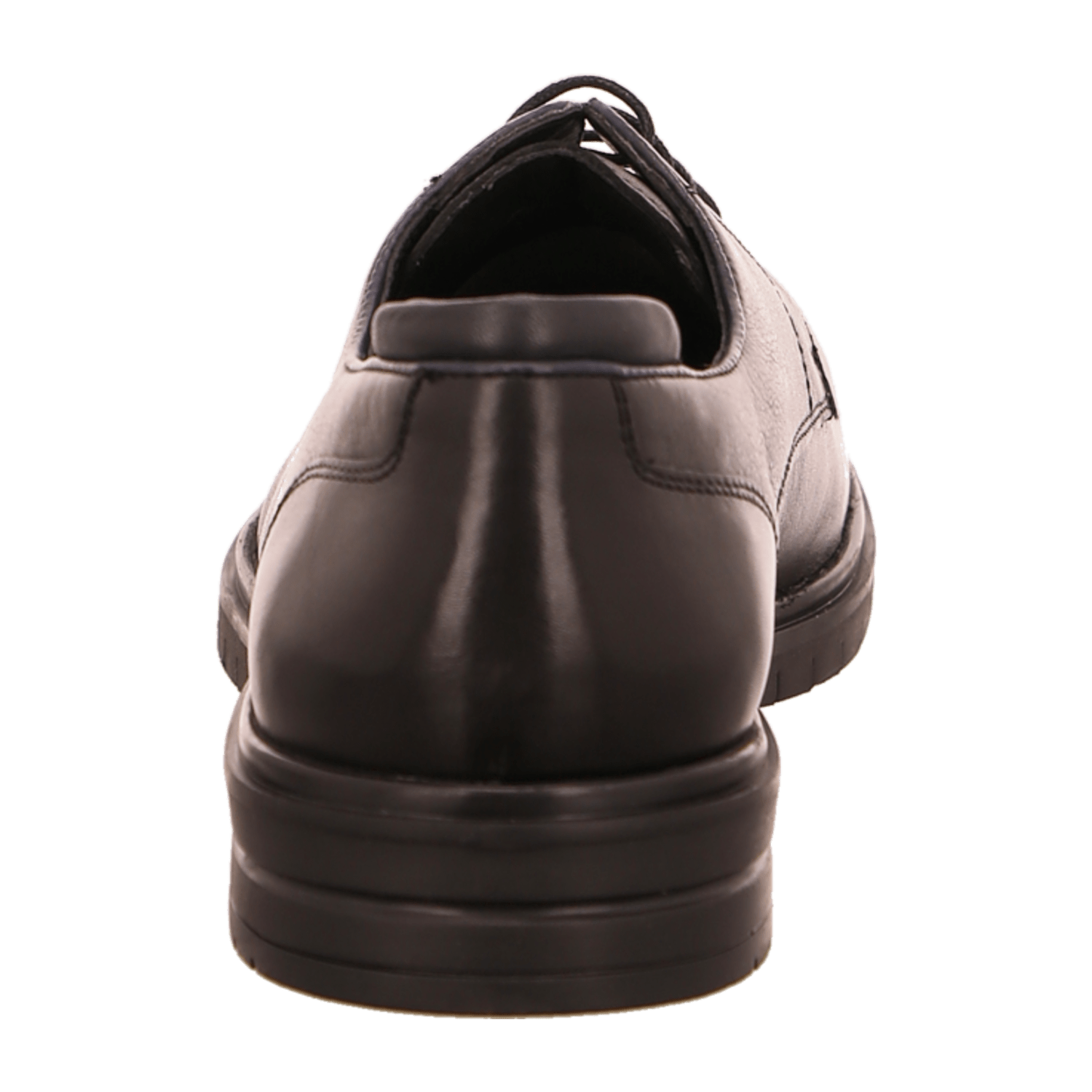 ARA Henry Men's Oxford Shoes in Smooth Leather, Black with Rubber Sole and Leather Lining