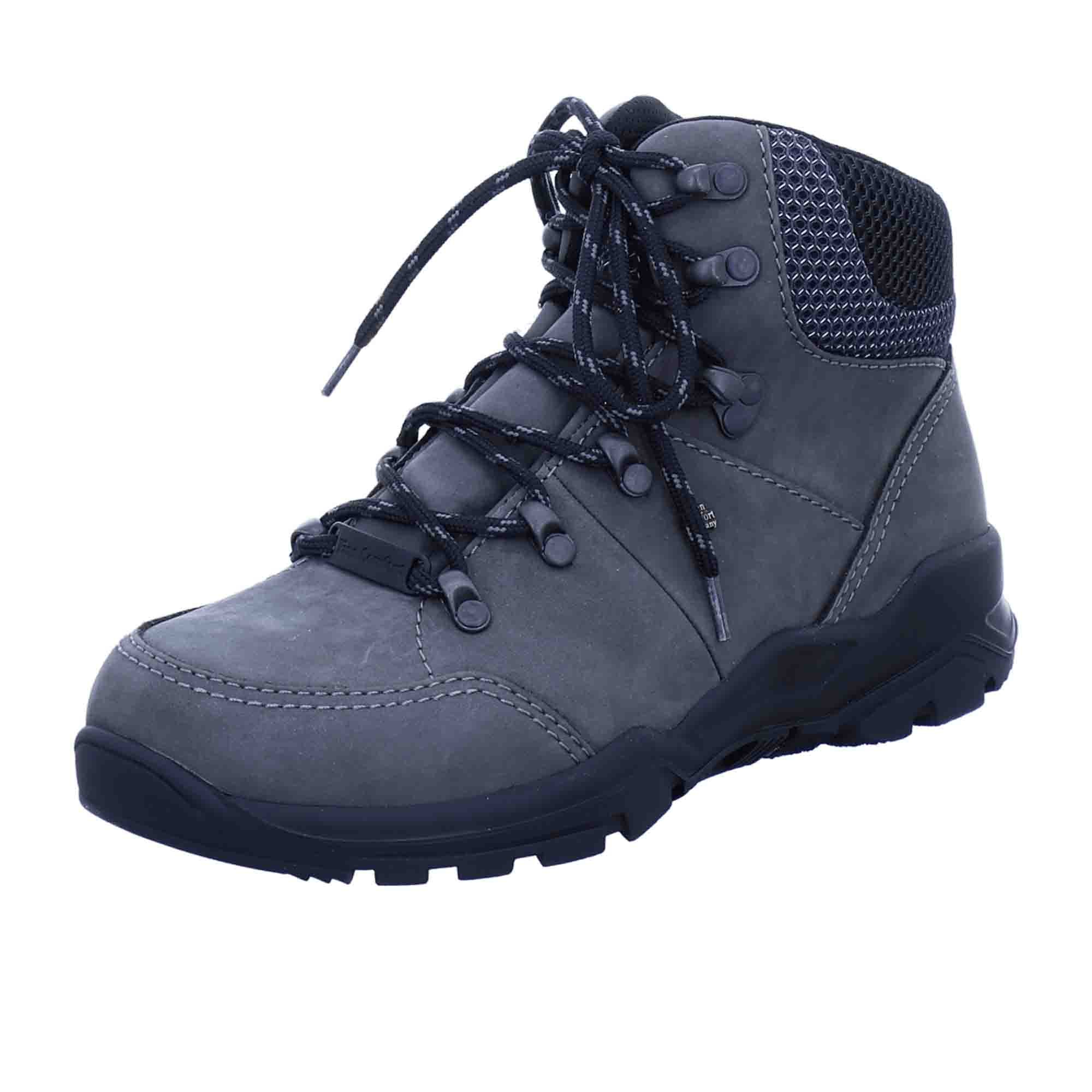 Finn Comfort Resia Smoke Men's Comfortable Grey Shoes for Stylish Durability