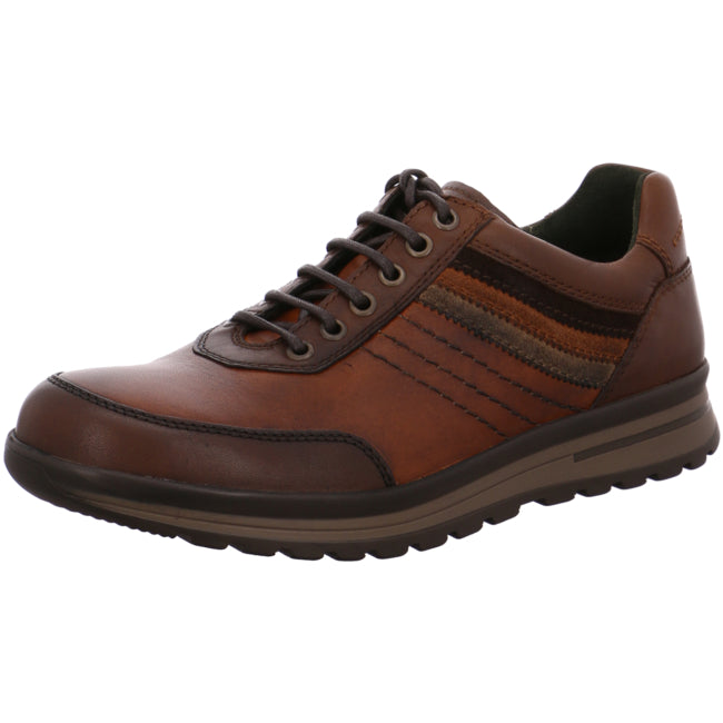 Ecco sporty lace-up shoes for men brown