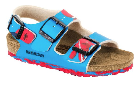 Birkenstock sandals Milano marvel spider man Regular blue Birko-Flor - Bartel-Shop