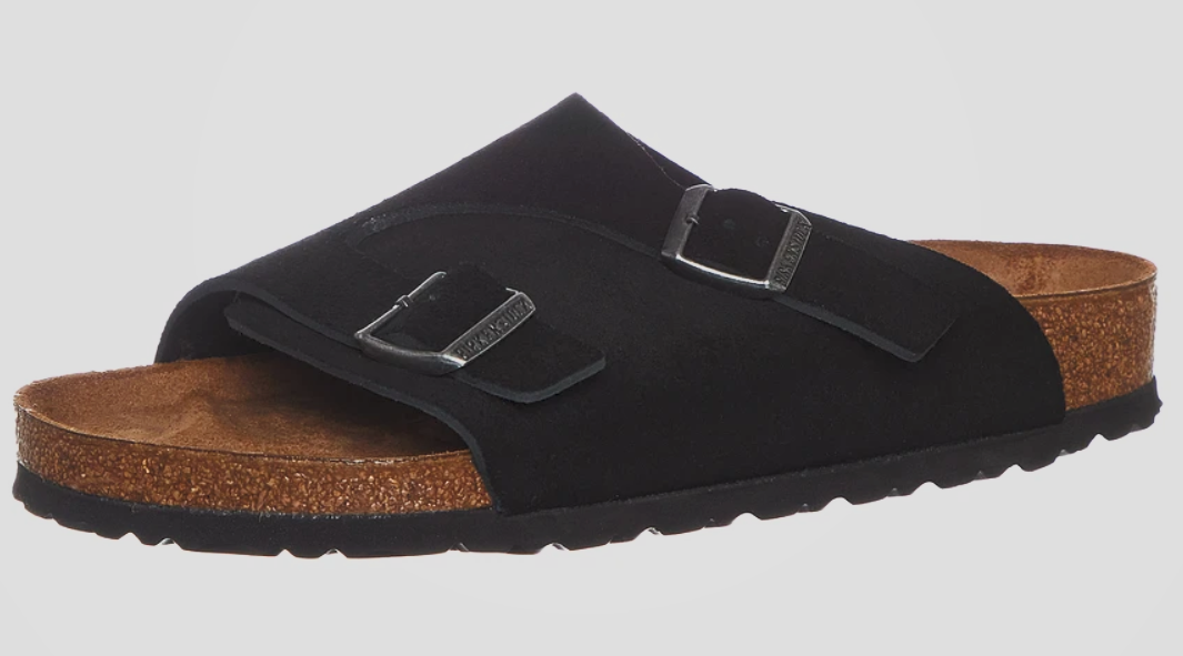 Birkenstock Zürich Zurich Black Clogs Mules Suede Slippers Leather 39 8 1025045