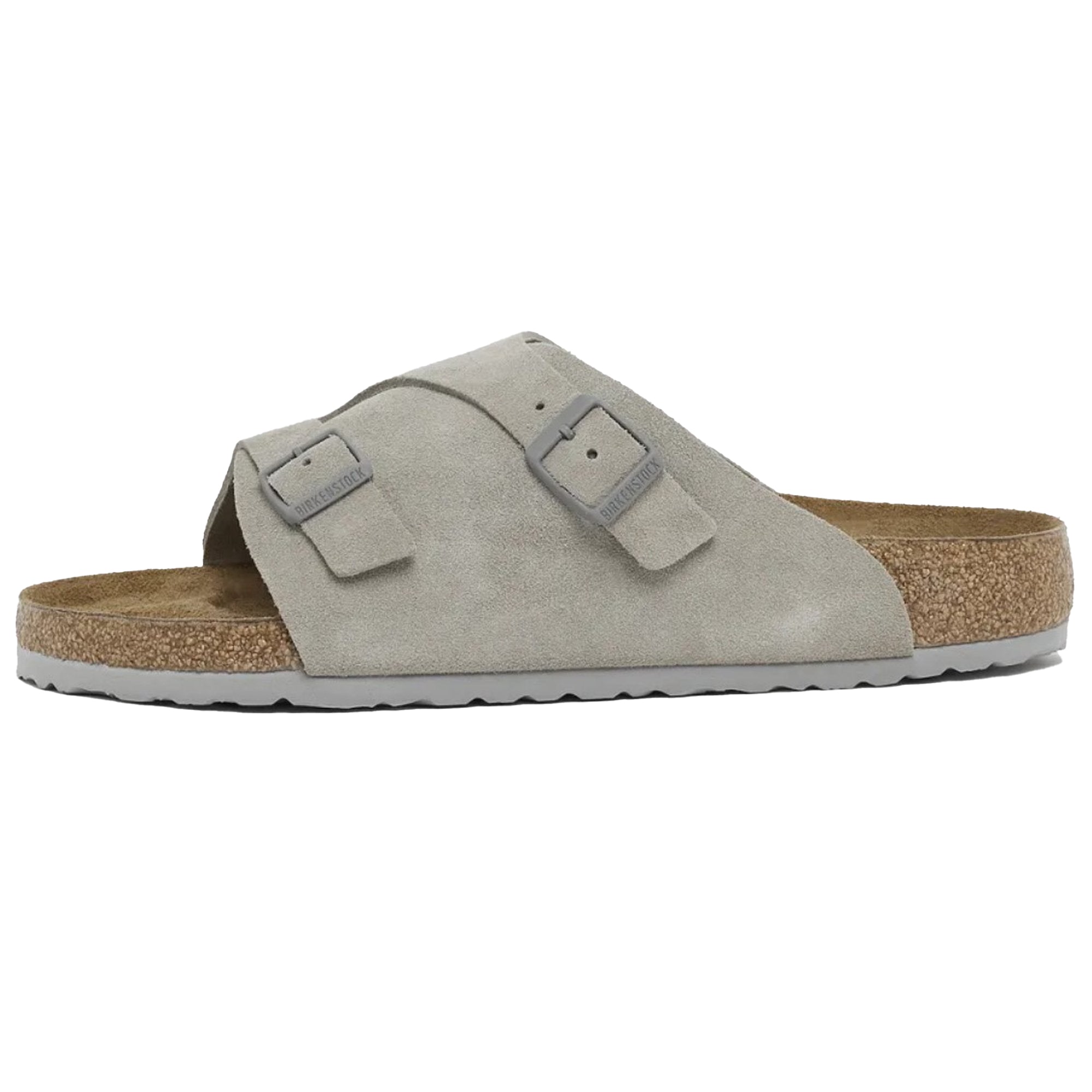 Birkenstock Zurich Zürich Suede Leather Mules Clogs Slippers Sandals Stone Purple Cream Shoes