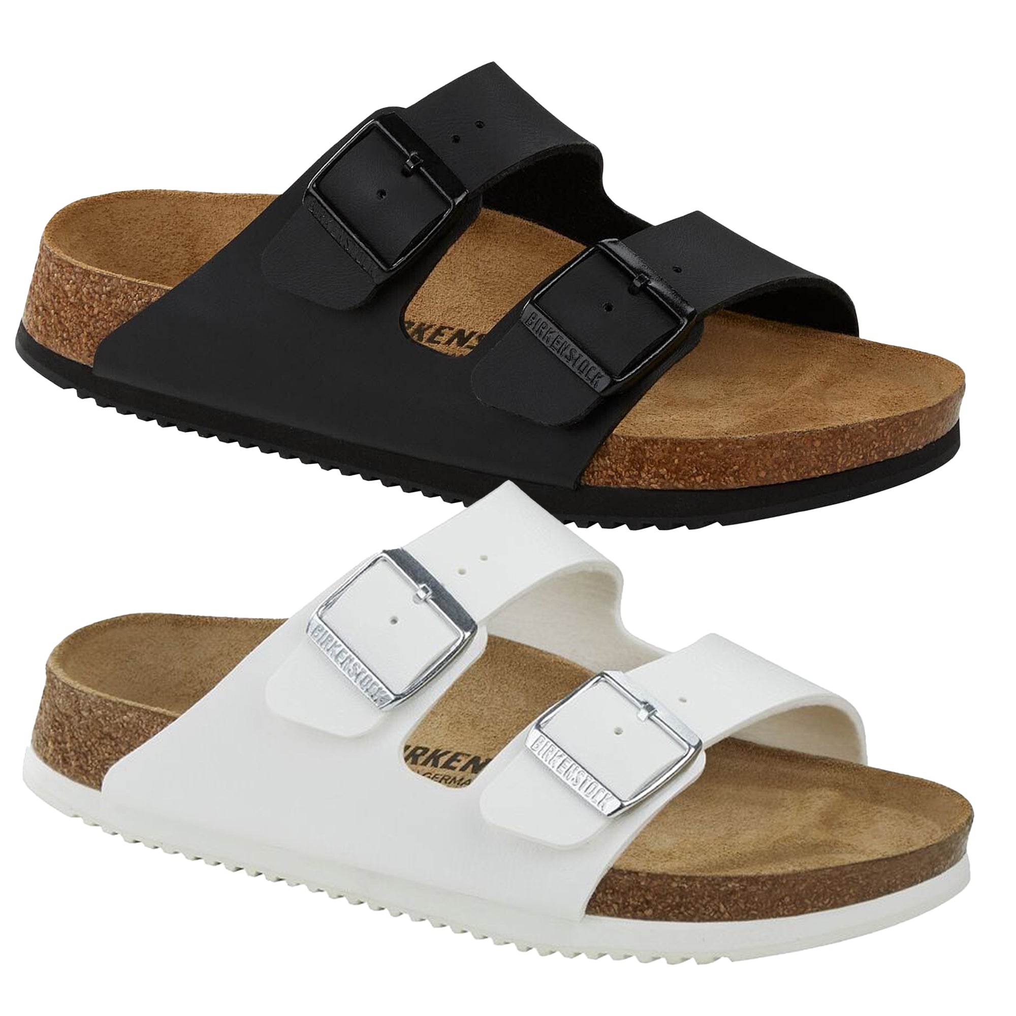 Birkenstock Arizona SL Nonslip Work Shoes Sandals BF Slides Professional  Black White