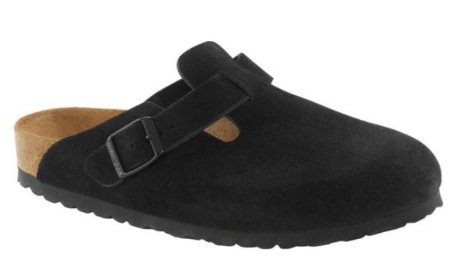 Birkenstock Clog Boston gunmetal VL - Bartel-Shop