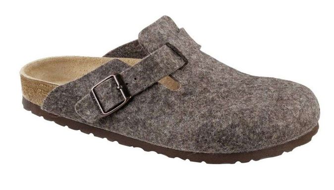 Birkenstock Boston Felt Mule Slip On Slippers Sandal Clogs Suede unisex Wool - Bartel-Shop
