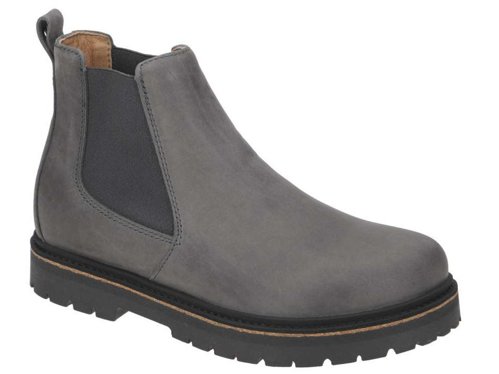Birkenstock Stalon Mens Womens Boots Ankle Leather adult Black Grey Brown - Bartel-Shop