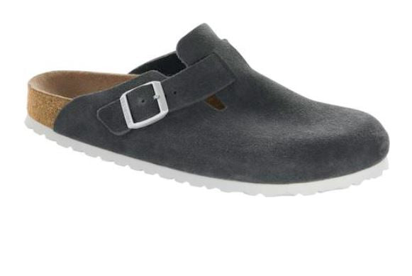 Birkenstock Clog Boston gunmetal VL - Bartel-Shop