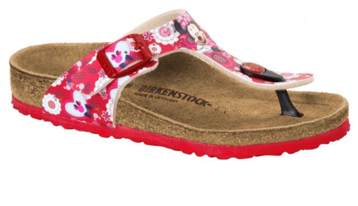 Birkenstock Gizeh Sandals minnie flowers red mickey Kids Flip Flops Sandals - Bartel-Shop
