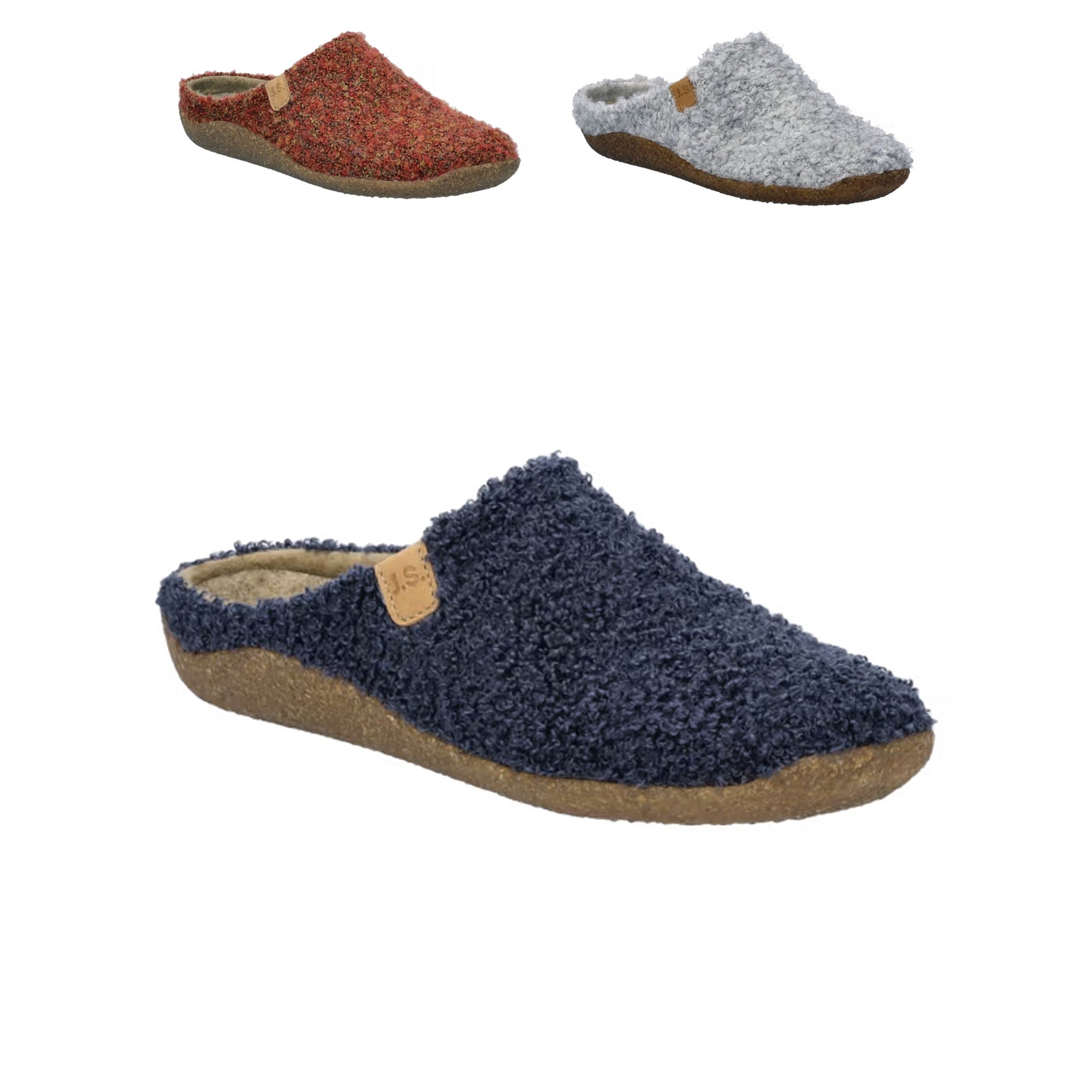 Josef Seibel Vinny 01 03 House Shoes Cozy Mules Slippers Clogs Warm New