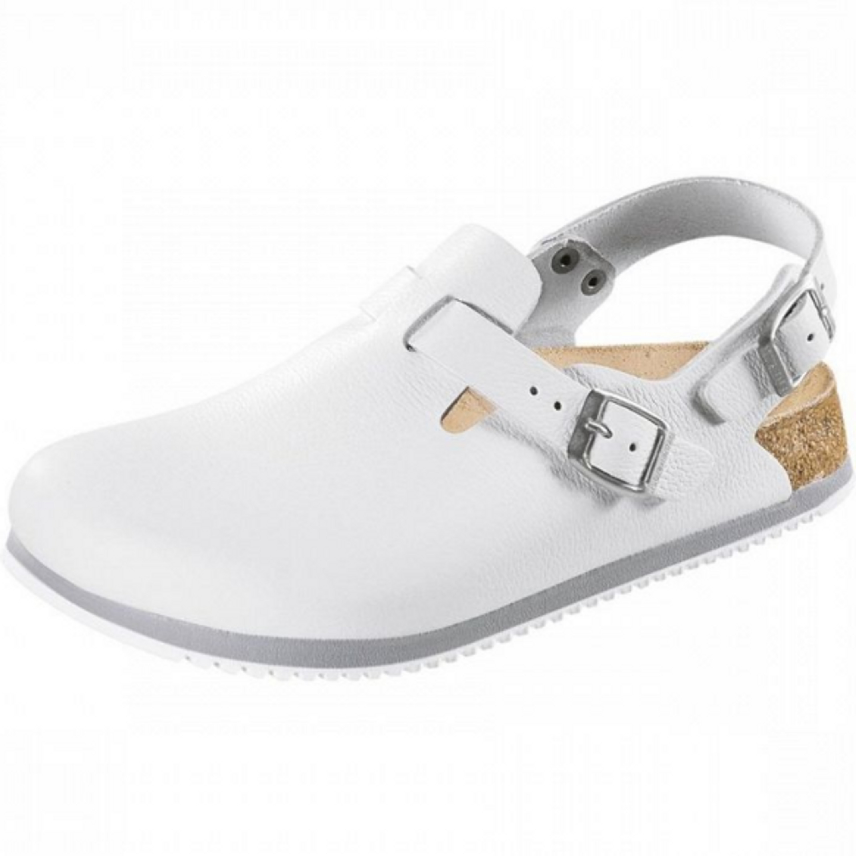 Birkenstock Tokio Super Grip Clogs Regular White Natural leather - Bartel-Shop