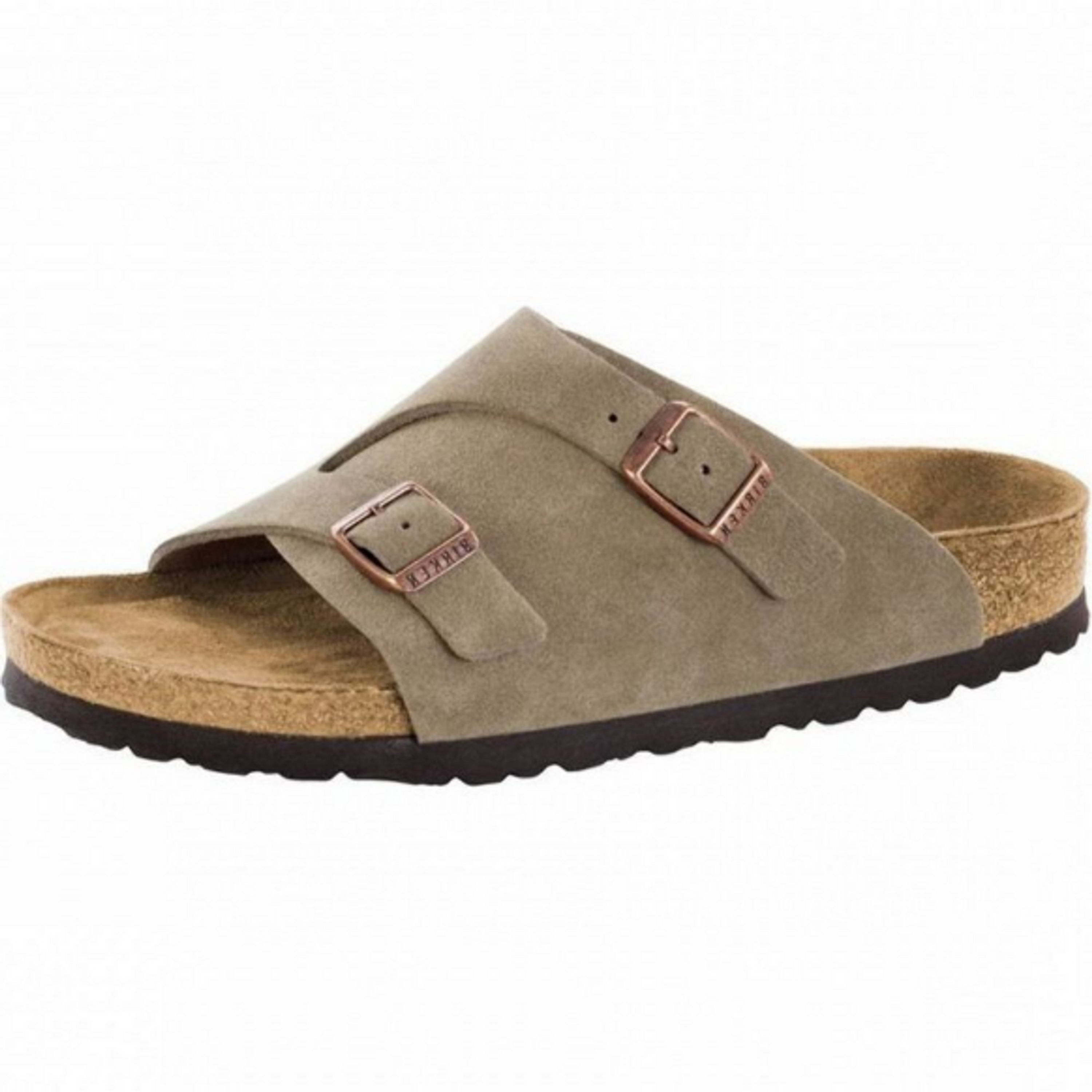 Birkenstock Zürich Mules taupe Suede - Bartel-Shop