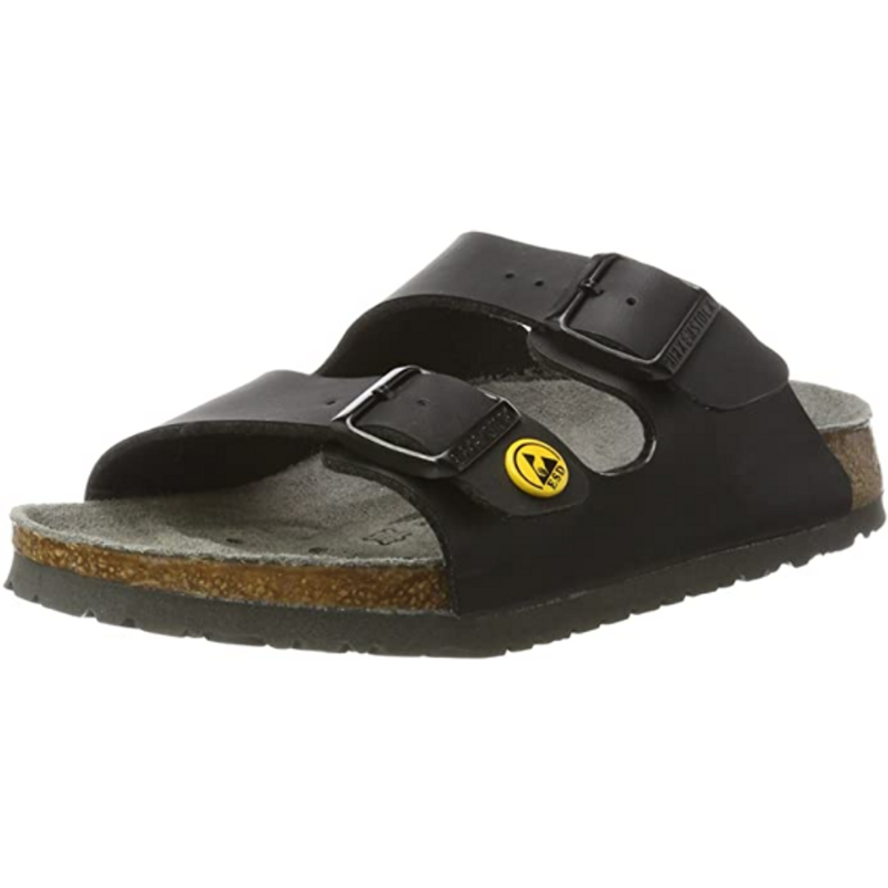 Birkenstock Arizona Unisex Mules narrow black Birko-Flor - Bartel-Shop