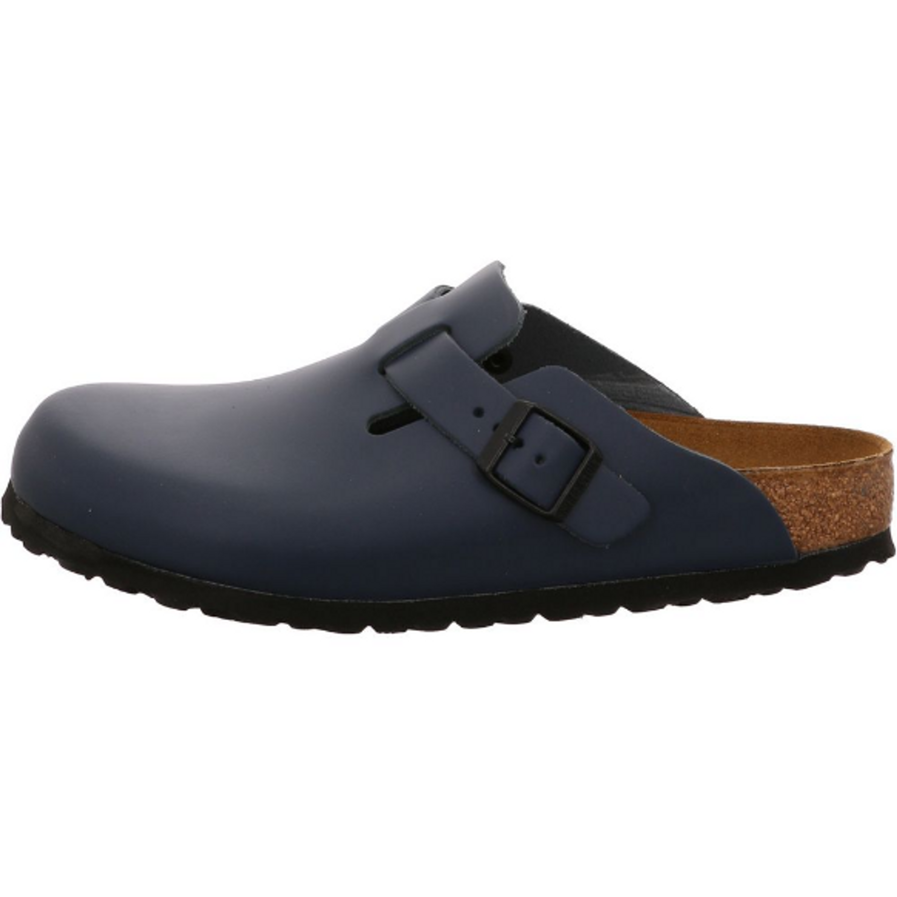 Birkenstock Boston Unisex Clogs Regular blue smooth leather - Bartel-Shop