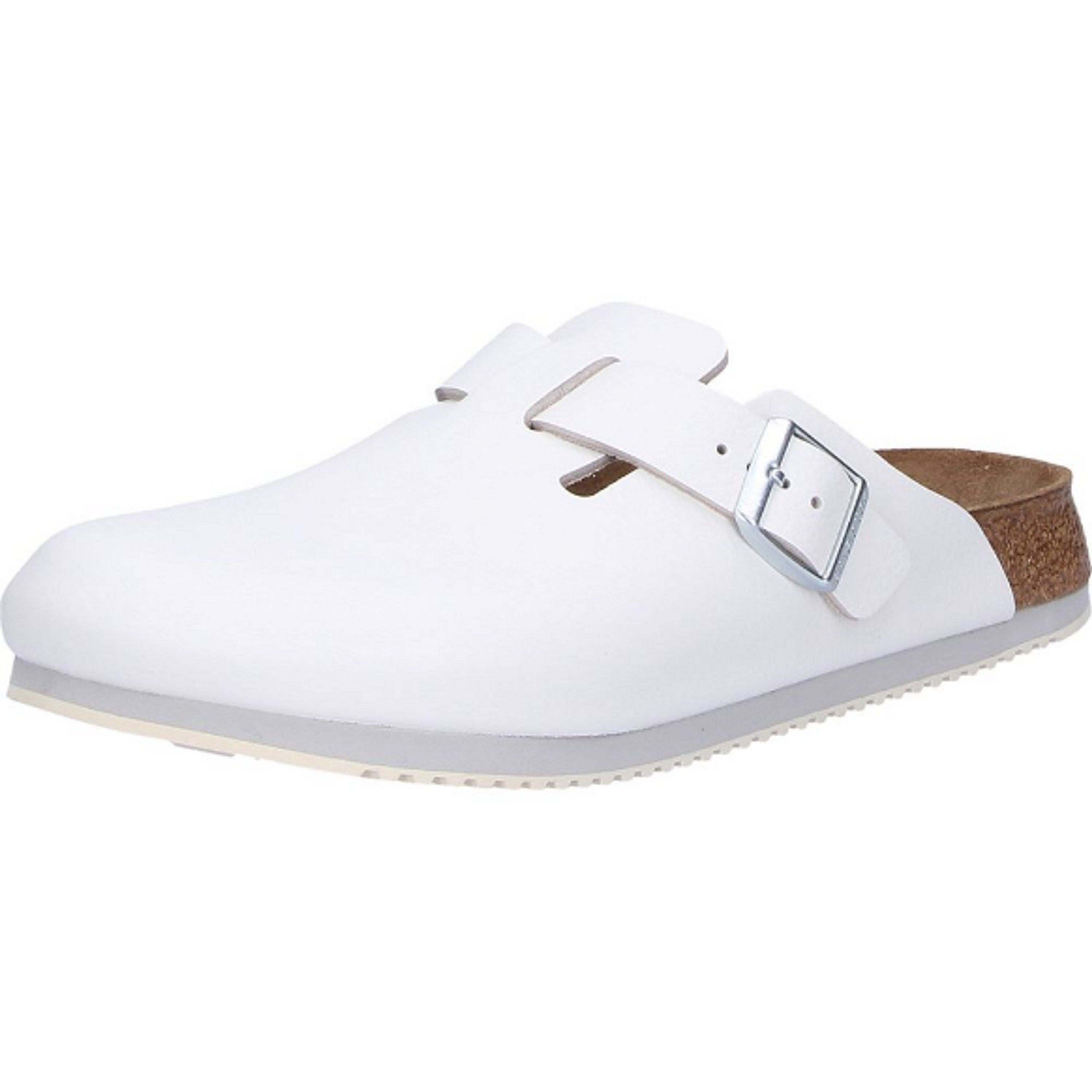 Birkenstock Boston Narrow White leather - Bartel-Shop