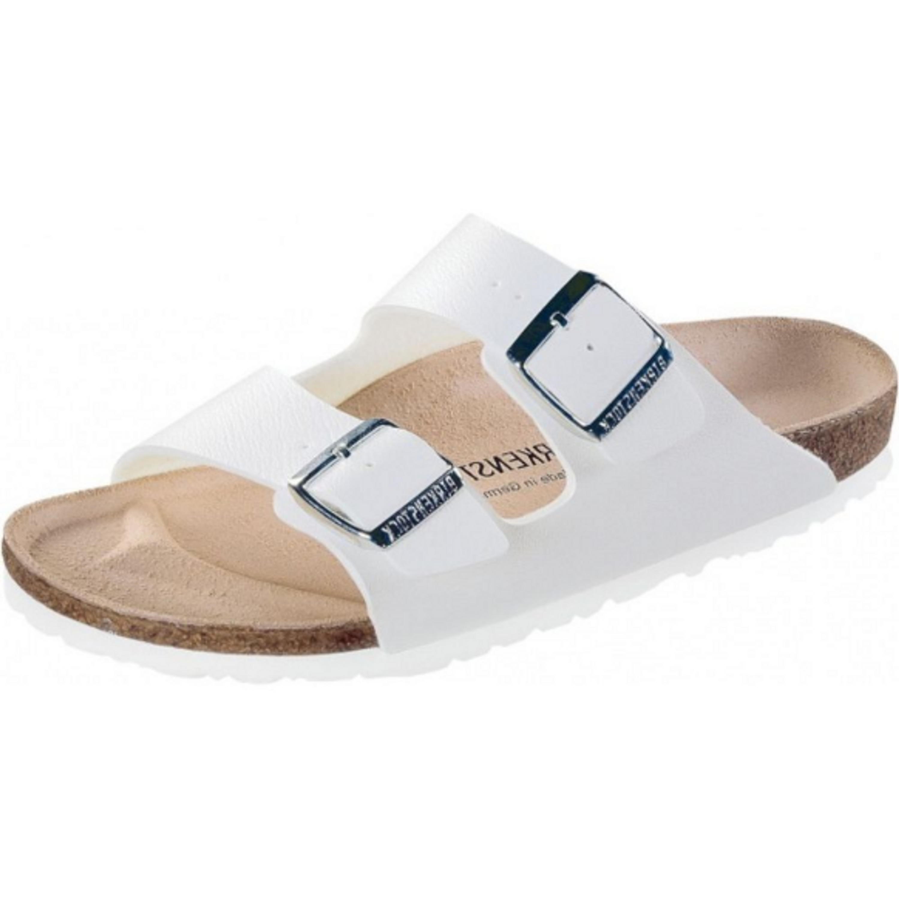 Birkenstock Arizona Mules narrow White Birko-Flor - Bartel-Shop