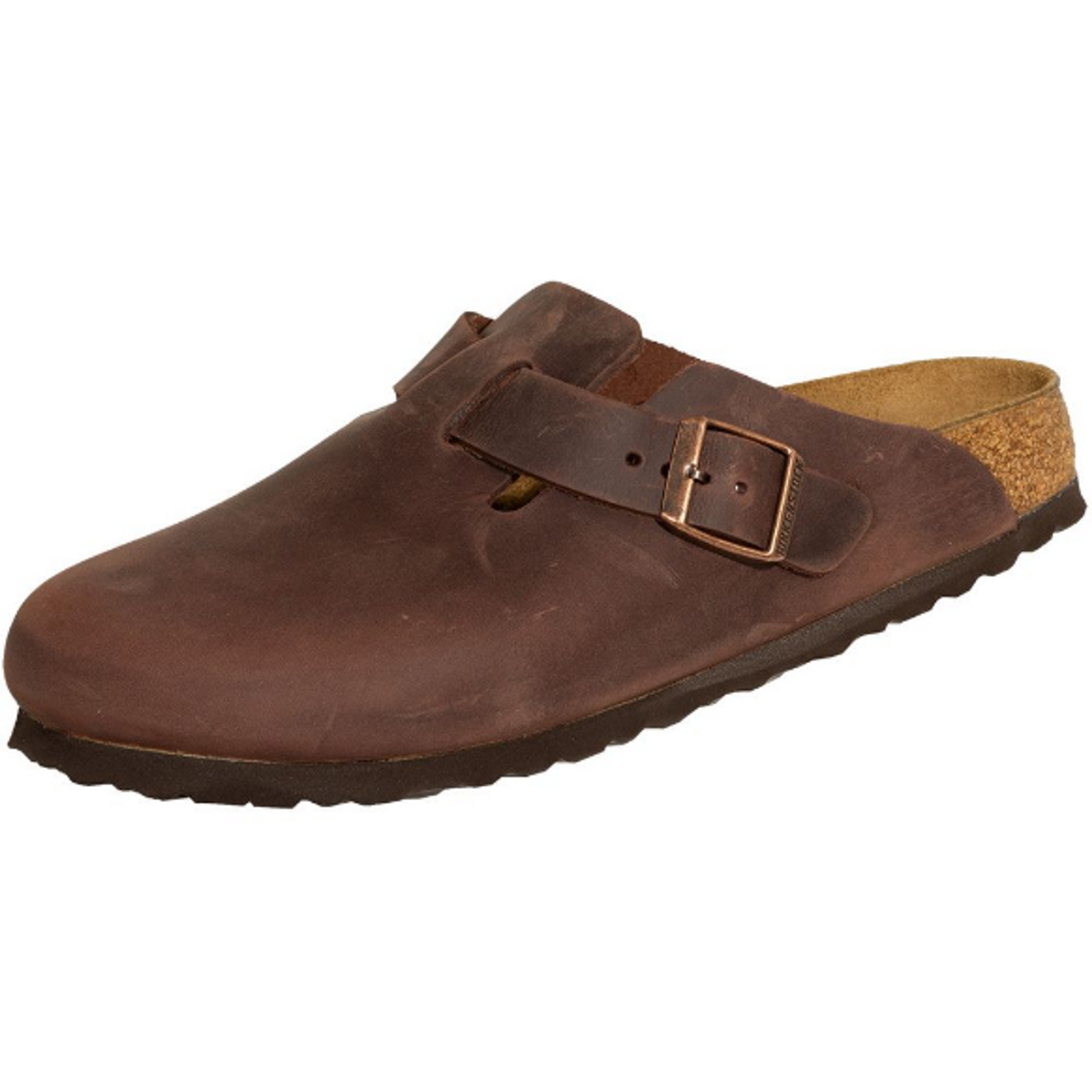 Birkenstock Boston Clogs Narrow brown Nubuck leather - Bartel-Shop