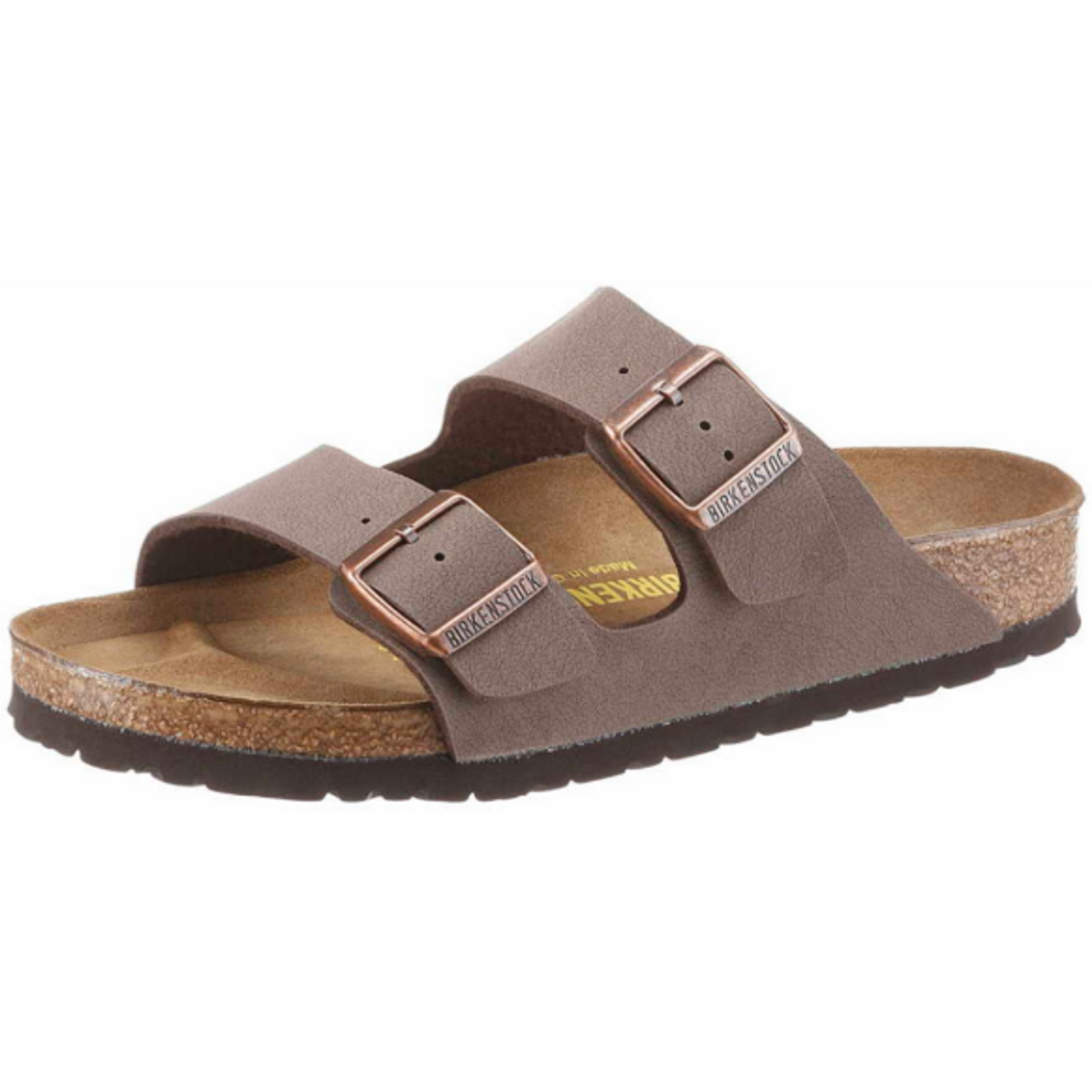 Birkenstock Arizona Narrow Mules brown Birko-Flor - Bartel-Shop