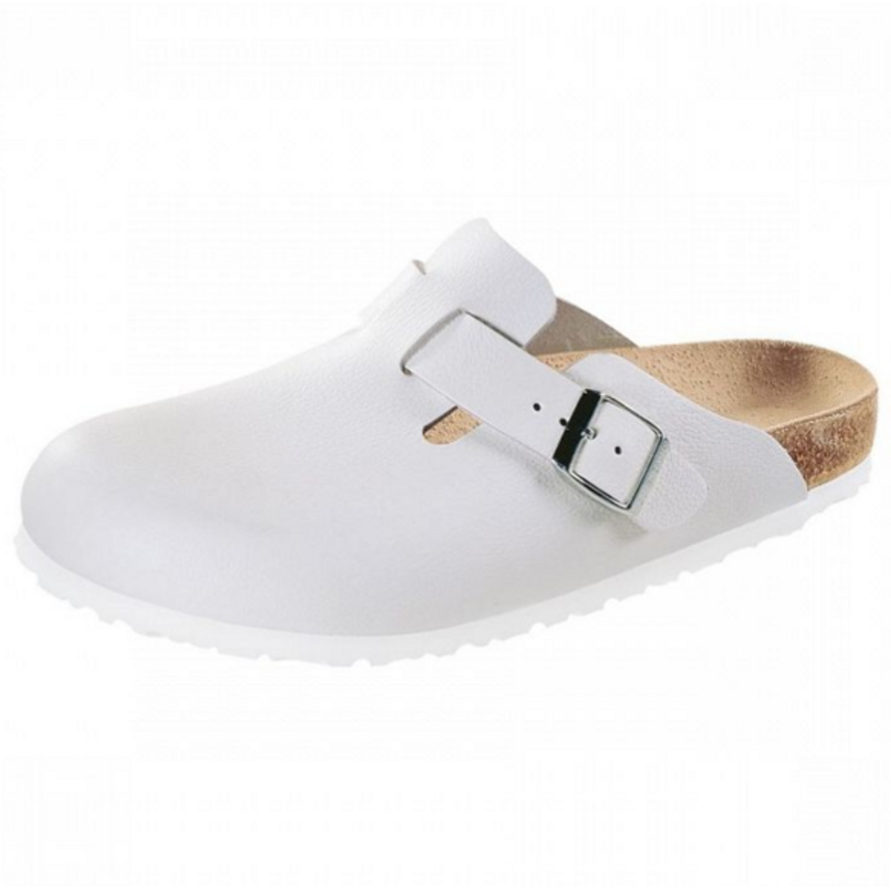 Birkenstock Boston Narrow White smooth leather - Bartel-Shop