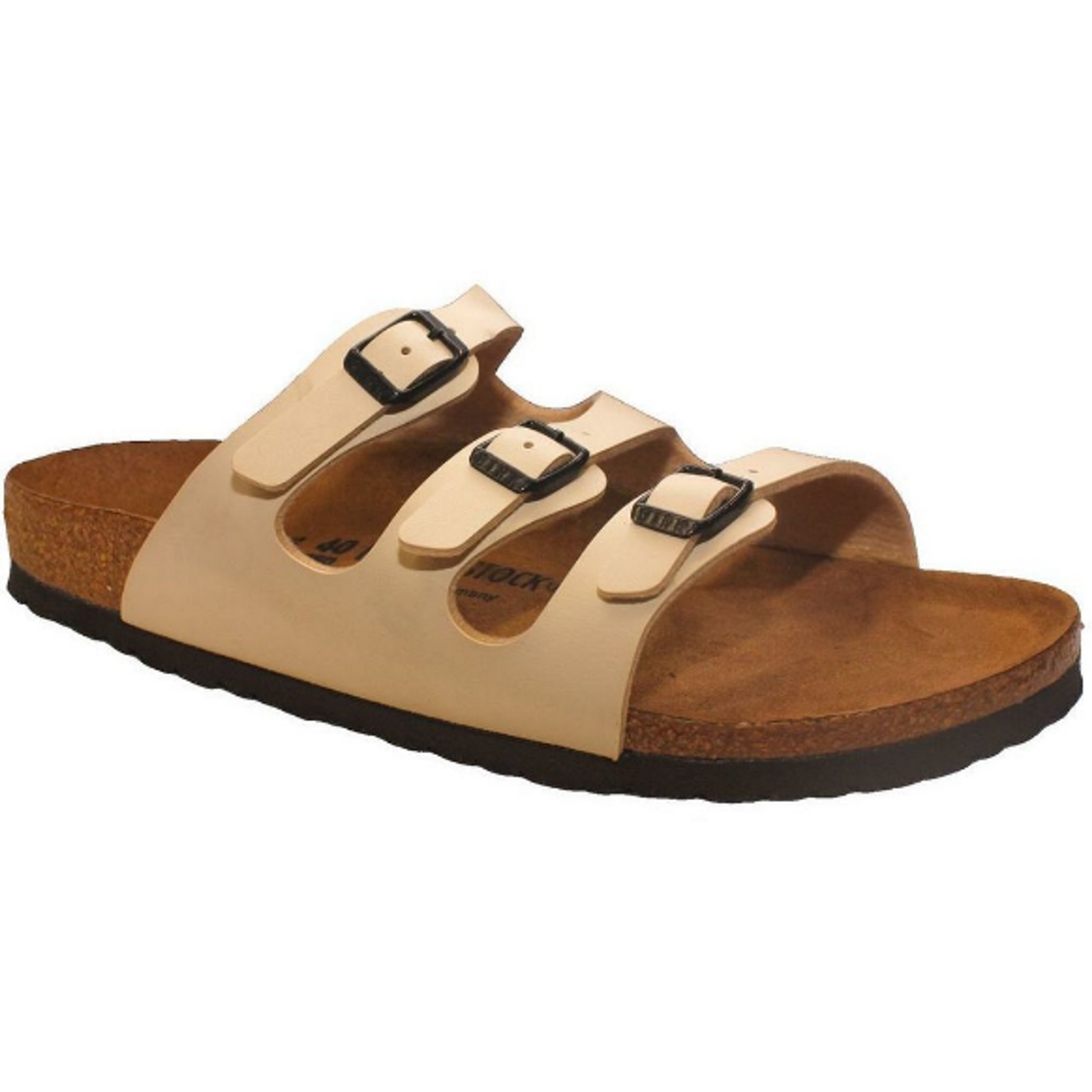 Birkenstock Florida mules sandshell Birko-Flor - Bartel-Shop