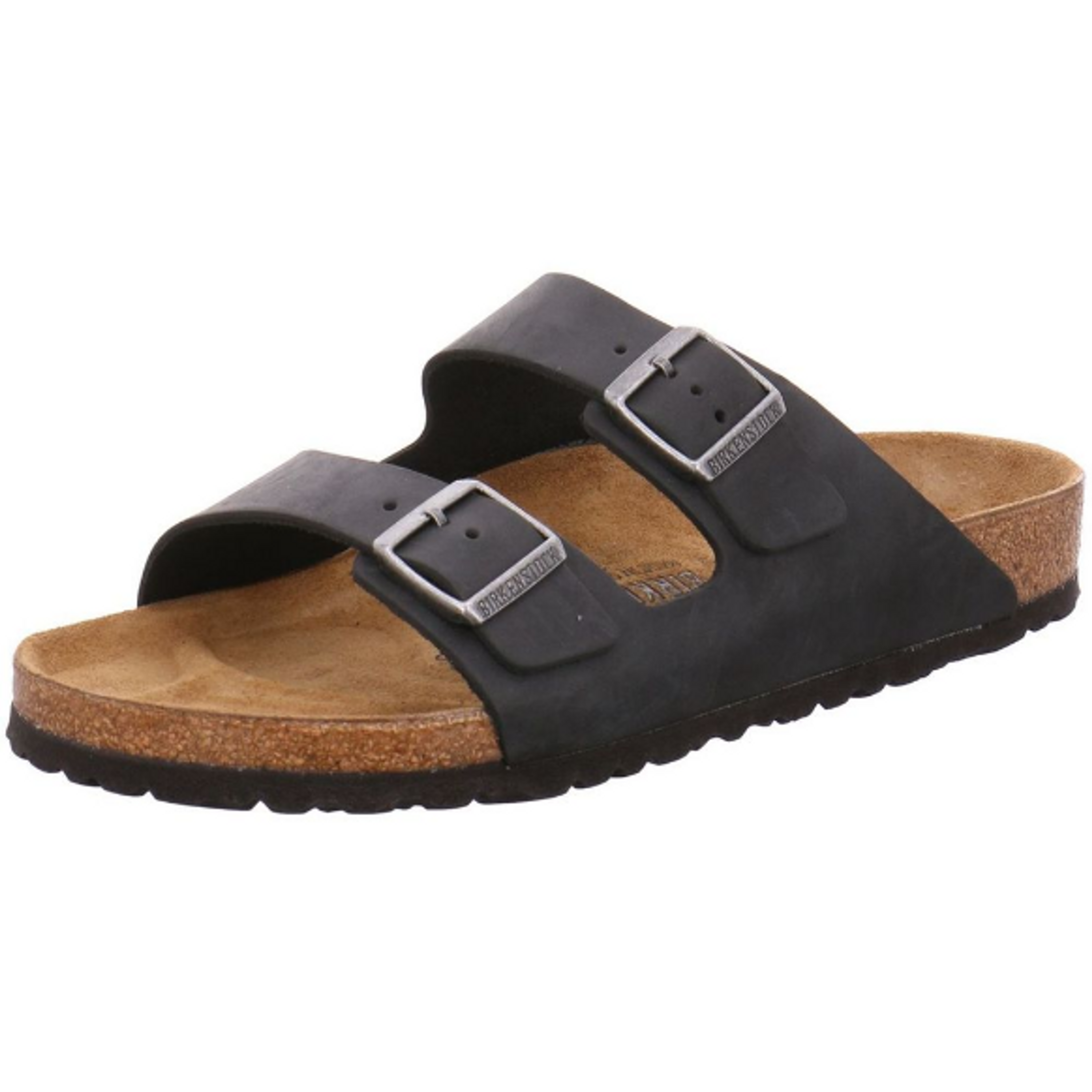 Birkenstock Arizona mules black Nubuck leather - Bartel-Shop