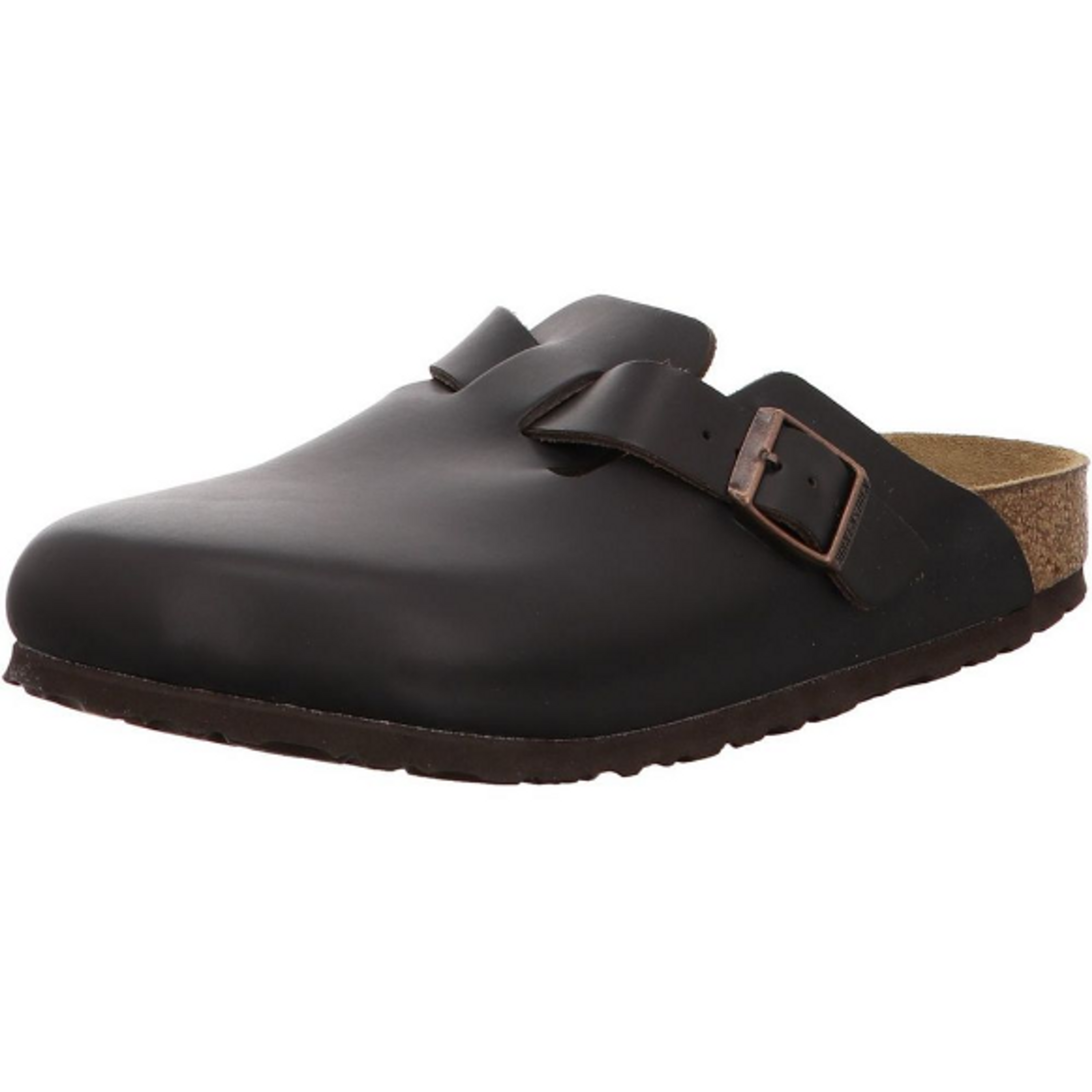 Birkenstock Boston Regular brown smooth leather - Bartel-Shop